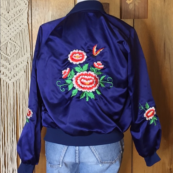 80s Vintage Bomber Jacket - Picture 5 of 5